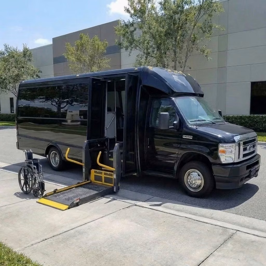 dunedin 18 passenger minibus wheelchair lift