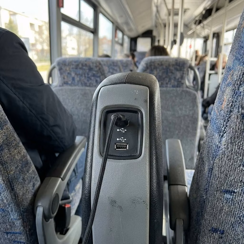 dunedin 30 passenger minibus usb charging