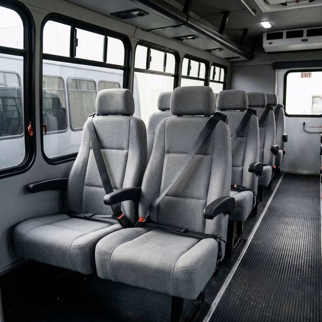 dunedin 35 passenger minibus reclining seats