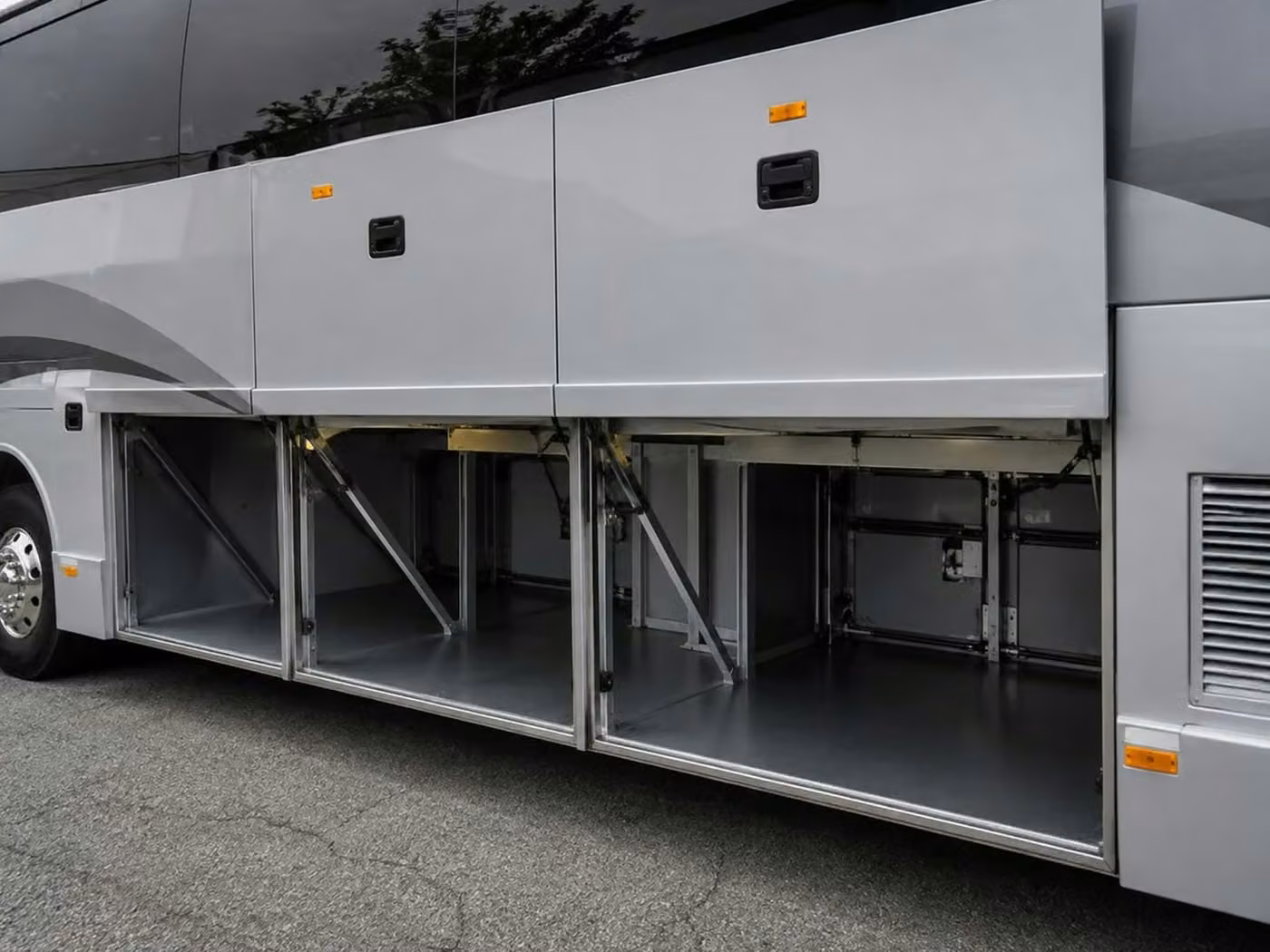 dunedin charter bus under bus storage