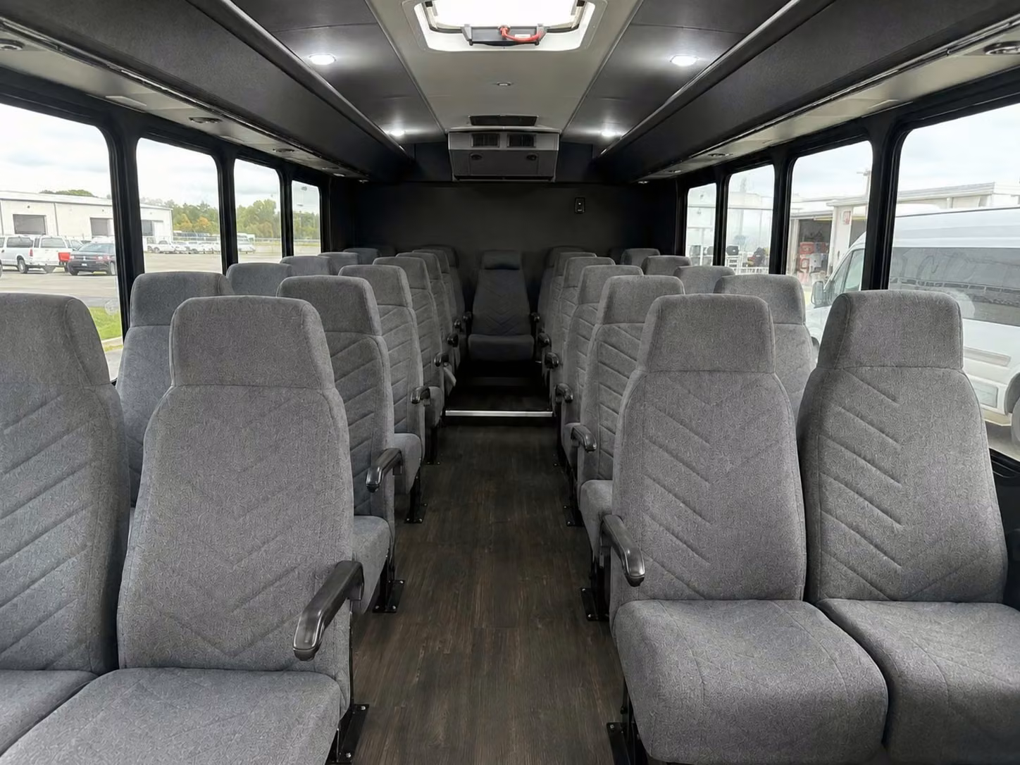 15 passenger minibus interior