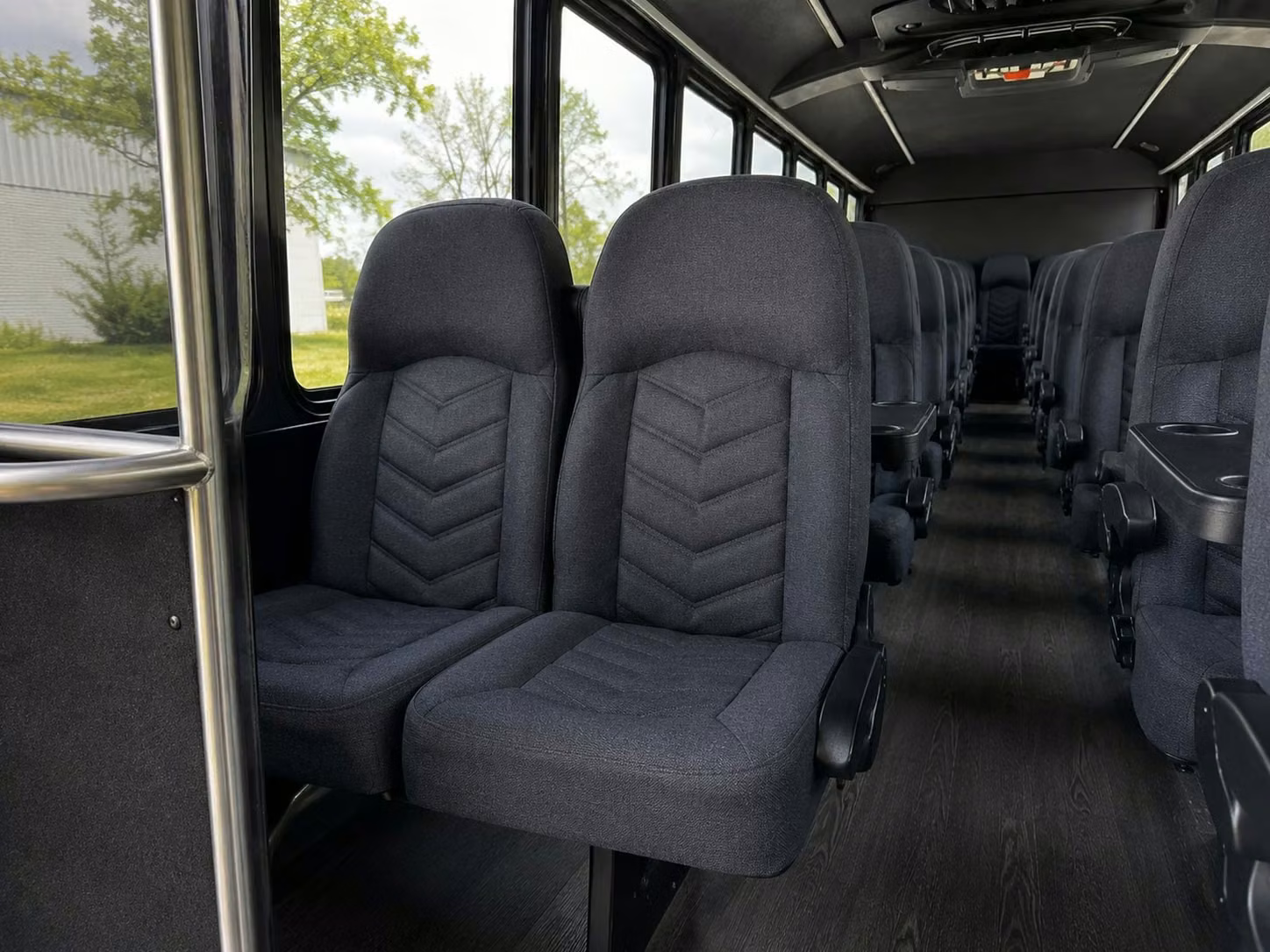 25 passenger minibus interior