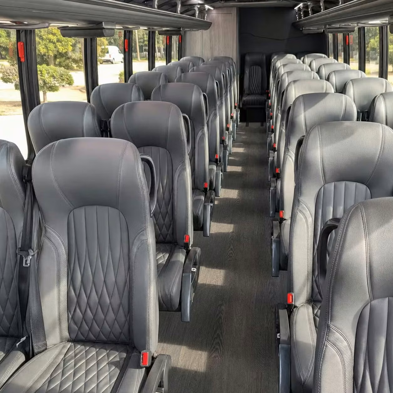 28 passenger minibus interior