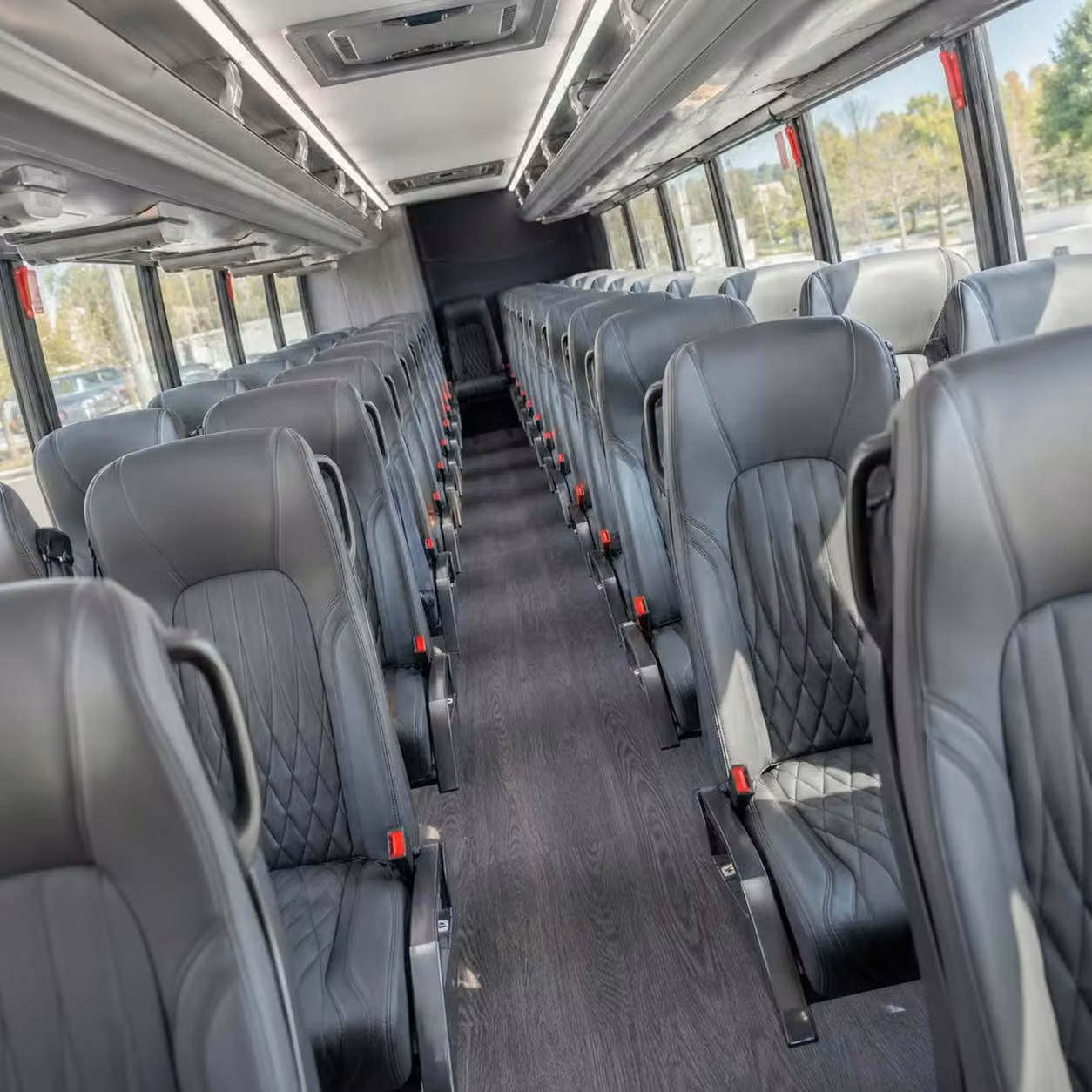30 passenger minibus inside